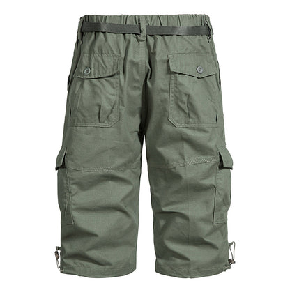 Summer Thin Men's Five-point Pants Loose Straight All-match Seven-point Trendy Brand Thin Casual Workwear Shorts for Men