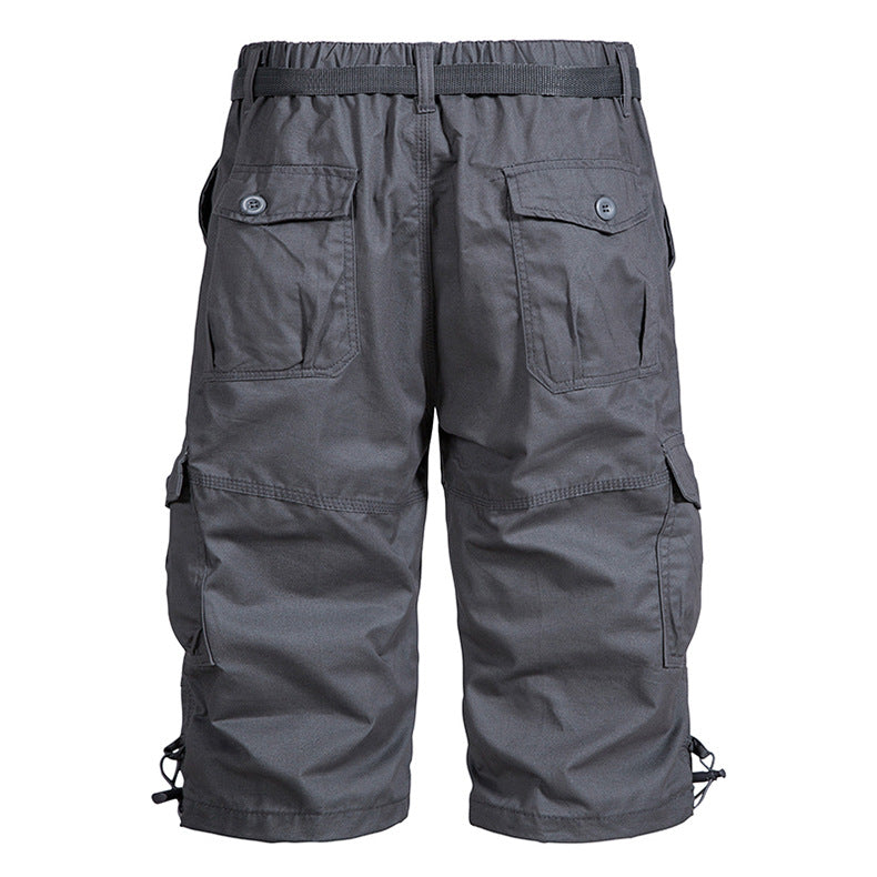 Summer Thin Men's Five-point Pants Loose Straight All-match Seven-point Trendy Brand Thin Casual Workwear Shorts for Men