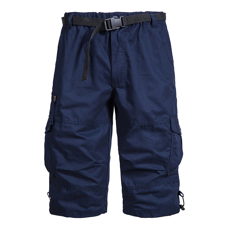 Summer Thin Men's Five-point Pants Loose Straight All-match Seven-point Trendy Brand Thin Casual Workwear Shorts for Men