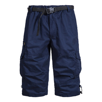 Summer Thin Men's Five-point Pants Loose Straight All-match Seven-point Trendy Brand Thin Casual Workwear Shorts for Men