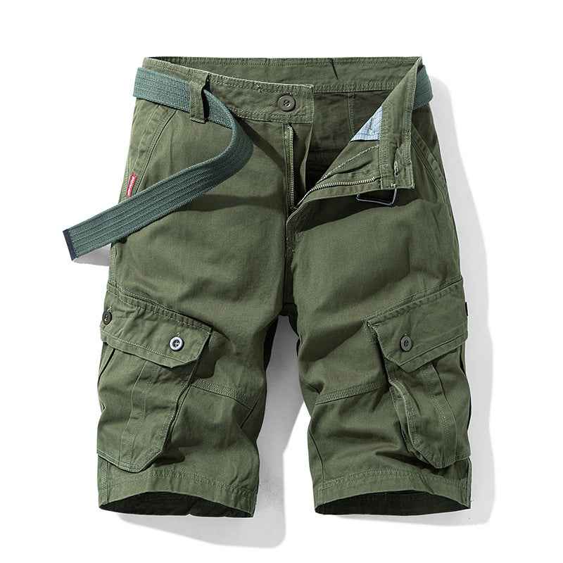 Foreign trade shorts men's summer straight shorts men's loose plus size casual pants outdoor sports tooling shorts men