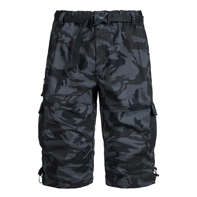Summer Thin Men's Five-point Pants Loose Straight All-match Seven-point Trendy Brand Thin Casual Workwear Shorts for Men