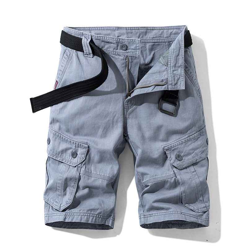 Foreign trade shorts men's summer straight shorts men's loose plus size casual pants outdoor sports tooling shorts men