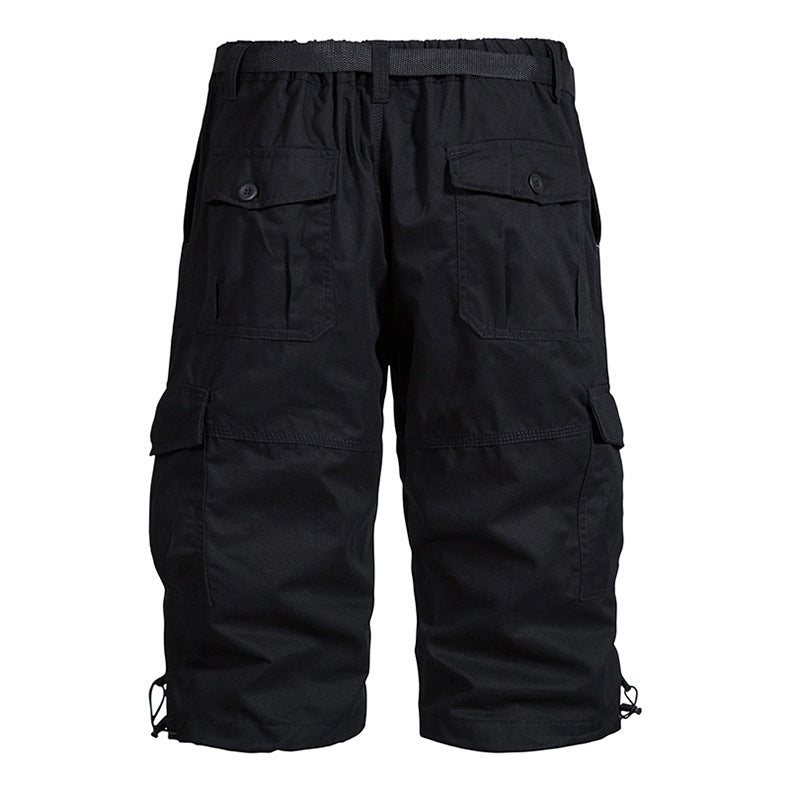 Summer Thin Men's Five-point Pants Loose Straight All-match Seven-point Trendy Brand Thin Casual Workwear Shorts for Men