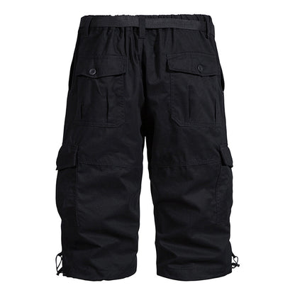 Summer Thin Men's Five-point Pants Loose Straight All-match Seven-point Trendy Brand Thin Casual Workwear Shorts for Men