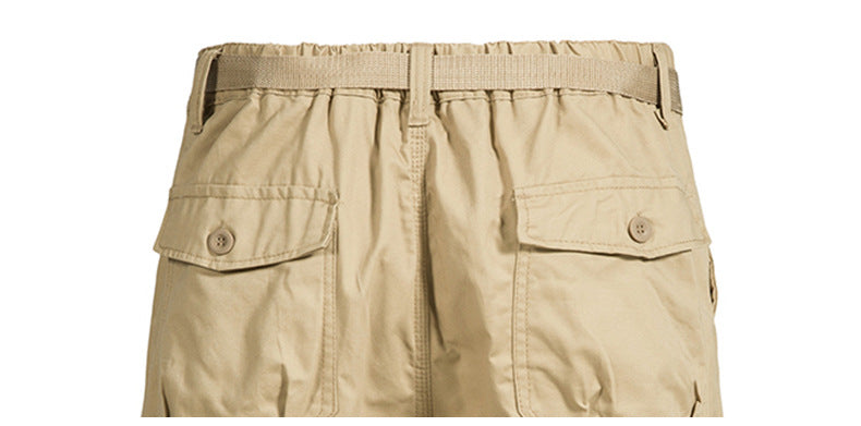 Summer Thin Men's Five-point Pants Loose Straight All-match Seven-point Trendy Brand Thin Casual Workwear Shorts for Men