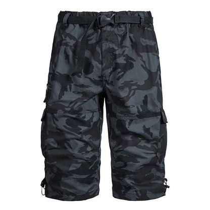 Summer Thin Men's Five-point Pants Loose Straight All-match Seven-point Trendy Brand Thin Casual Workwear Shorts for Men