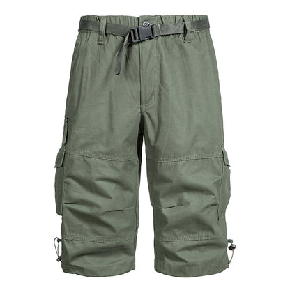 Summer Thin Men's Five-point Pants Loose Straight All-match Seven-point Trendy Brand Thin Casual Workwear Shorts for Men