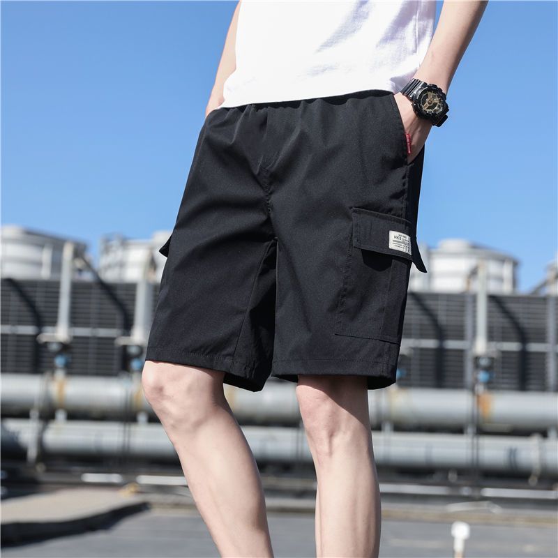 Cargo Shorts Men's Outer Wear Summer Sports Trendy Brand Student Loose All-match Fashionable Men's Casual Five-point Pants Men's
