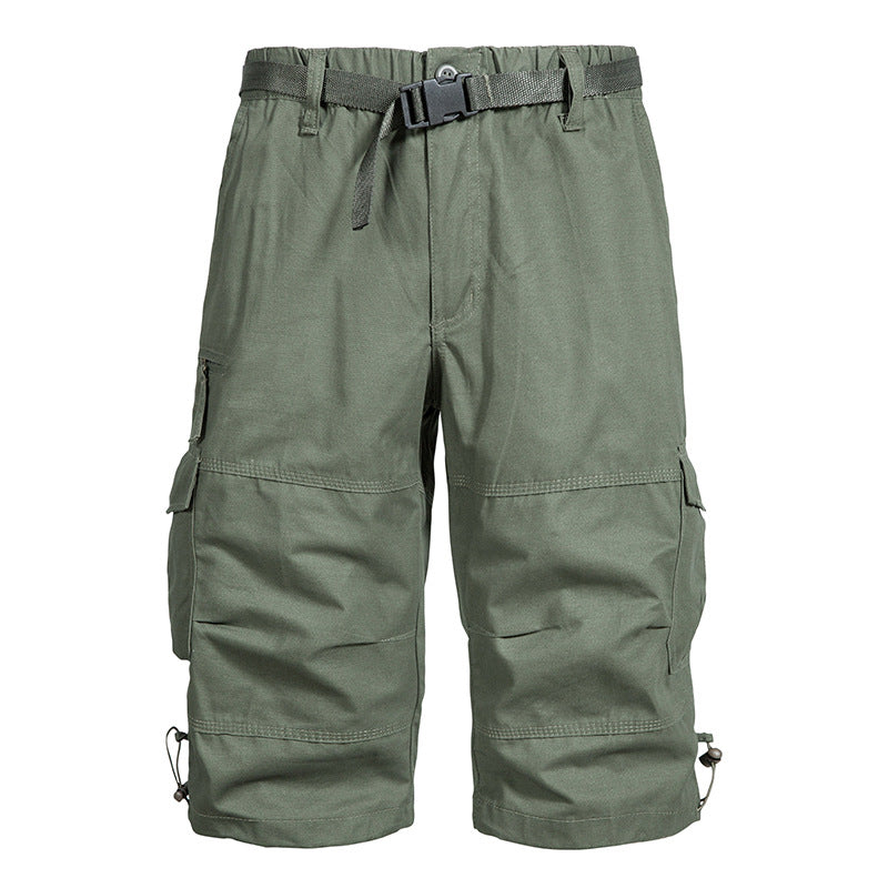 Summer Thin Men's Five-point Pants Loose Straight All-match Seven-point Trendy Brand Thin Casual Workwear Shorts for Men
