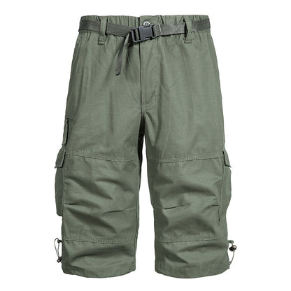 Summer Thin Men's Five-point Pants Loose Straight All-match Seven-point Trendy Brand Thin Casual Workwear Shorts for Men