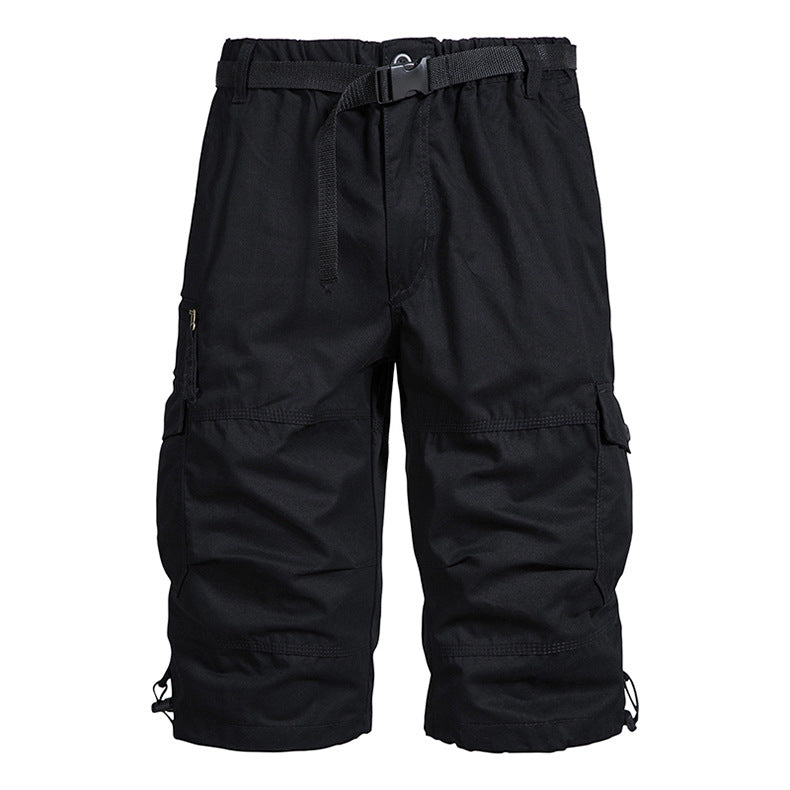 Summer Thin Men's Five-point Pants Loose Straight All-match Seven-point Trendy Brand Thin Casual Workwear Shorts for Men