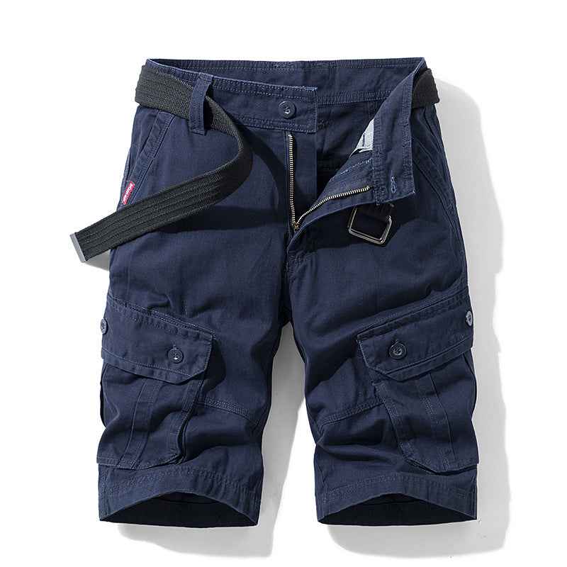 Foreign trade shorts men's summer straight shorts men's loose plus size casual pants outdoor sports tooling shorts men