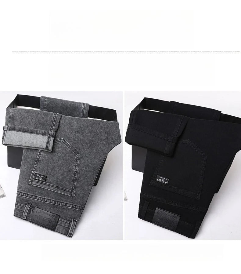 Men's Straight-Leg Stretch Jeans