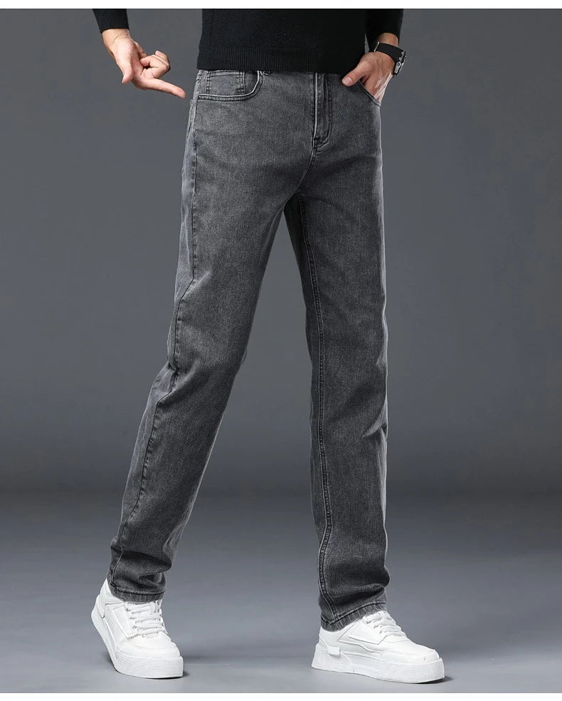 Men's Straight-Leg Stretch Jeans