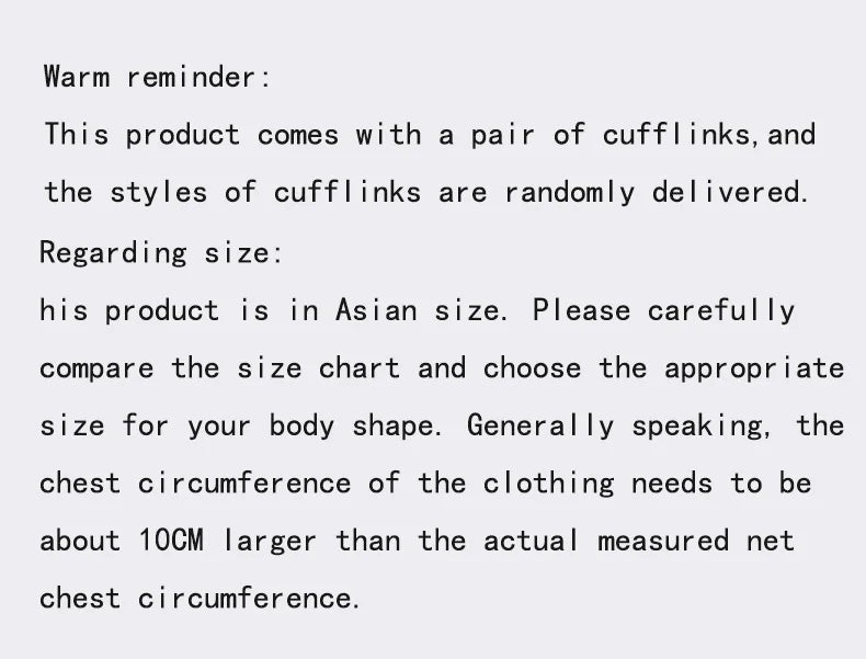 Men's French cufflinks shirt, men's slim fit long sleeved business sleeve nail free business formal men's solid color shirt