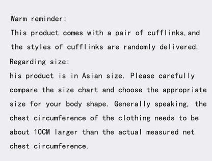 Men's French cufflinks shirt, men's slim fit long sleeved business sleeve nail free business formal men's solid color shirt