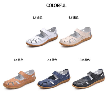 Women Sandals Casual Summer Ladies Closed Toe Beach Sandals Walking Women Flats Shoes Outdoor Comfort Female Fashion Sneakers