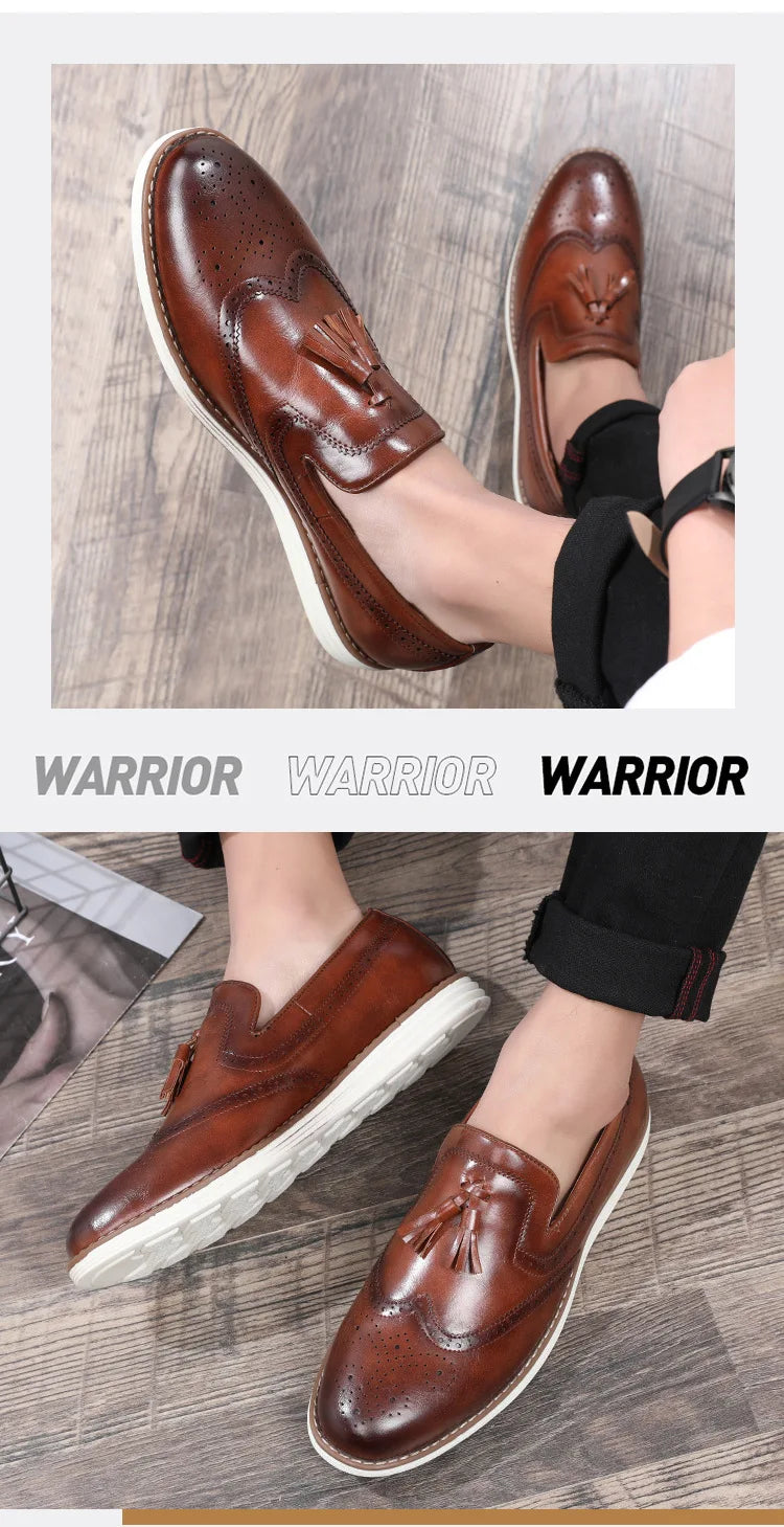 Luxury Leather Shoes New fashion Cowhide Pointed Toe British Business Formal Men's Leather Shoes Wedding Shoes Office Shoes
