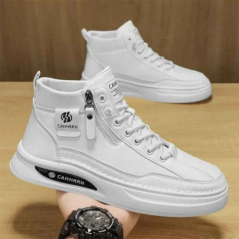 Male Sneakers High-top Loafers Skateboard Sports and Leisure Shoes for Men Men's Sneakers Non-Slip Soft and Comfortable New