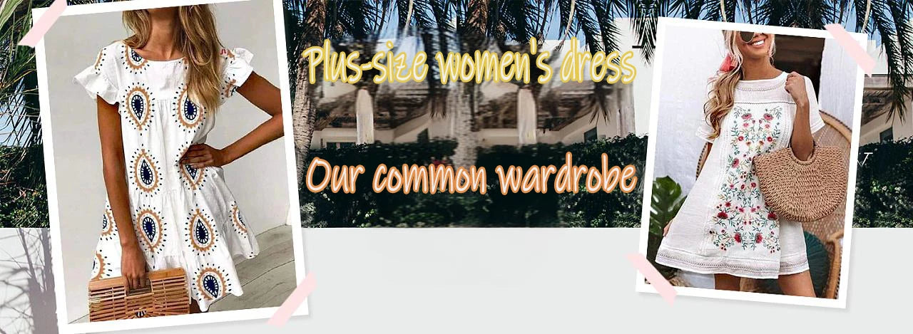 Plus Size Women Elegant Dress Thousand-Bird Lattice Color Contrast Printed Long-Sleeved OL Commuter Wind Bag Hip Elastic Dress