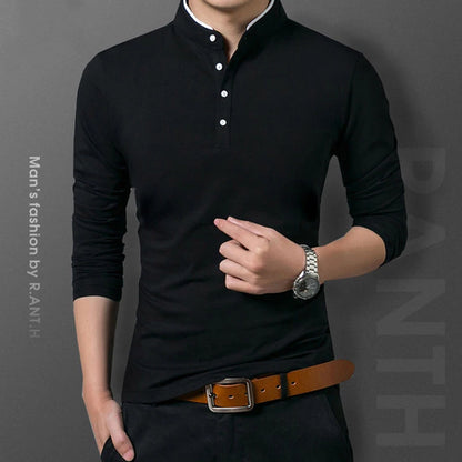 Casual Long Sleeve Polo