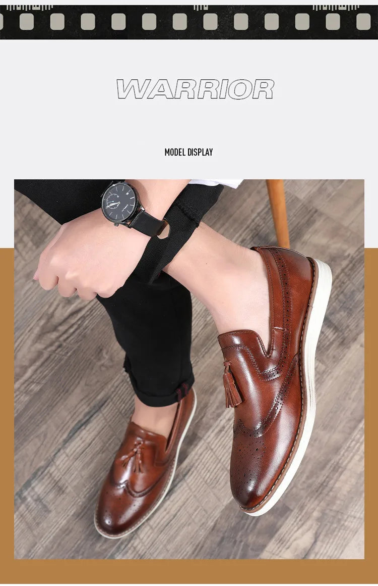 Luxury Leather Shoes New fashion Cowhide Pointed Toe British Business Formal Men's Leather Shoes Wedding Shoes Office Shoes