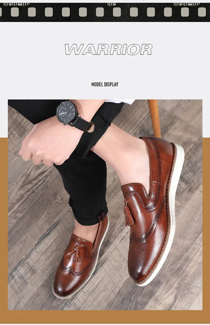 Luxury Leather Shoes New fashion Cowhide Pointed Toe British Business Formal Men's Leather Shoes Wedding Shoes Office Shoes