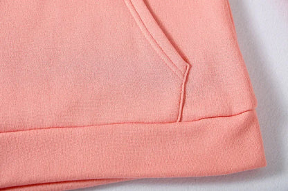 2026 Autumn New Women Loose Fit Hooded Sweatshirt Drawstring Pocket Design Long Sleeve Casual Daily Streetwear Fashion Tops
