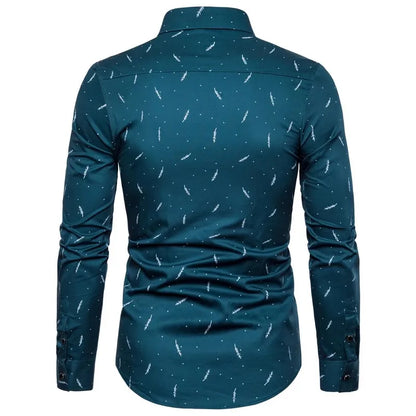 Spring Men Long-sleeved Cotton Shirts, Single-breasted Lapel Shirt, Blue Green Burgundy Khaki Gray White Optional, Asian Size