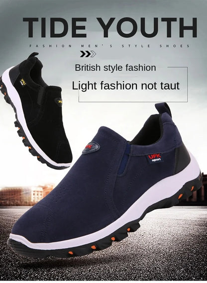 2023 New Outdoor Hiking Camping Light Running Jogging Casual Sports Men's Shoes Non-slip Loafers Hiking Shoes Large Size 38-50