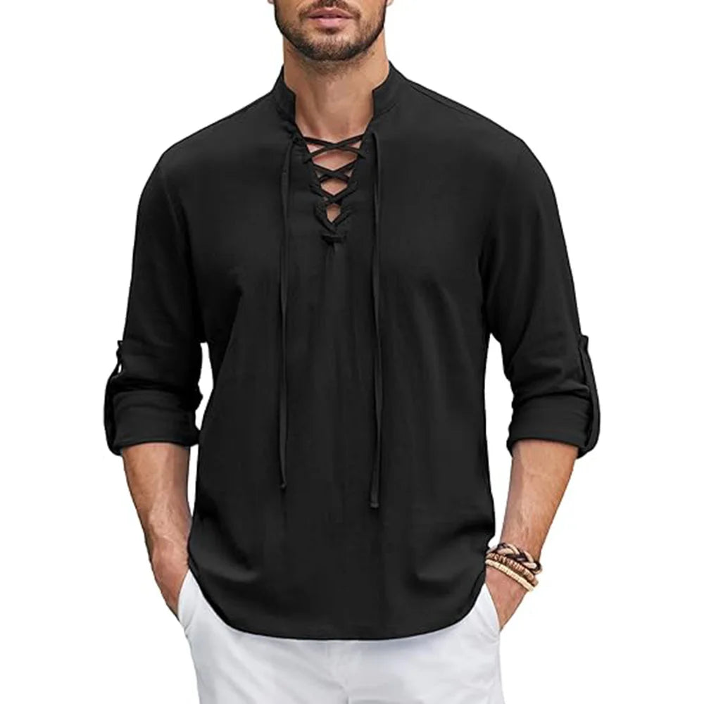 Cotton Linen Renaissance Shirt