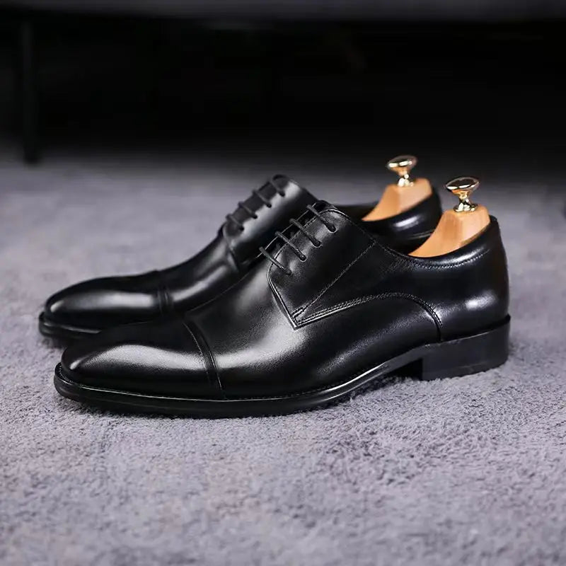 Fashion Business Dress Men Shoes Formal Slip On Dress Shoes Mens Oxfords Footwear High Quality Leather Shoes For Men Loafers