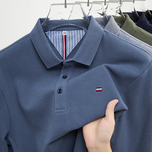 Casual Embroidered Polo Shirt