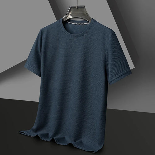 Waffle Round Neck Tee