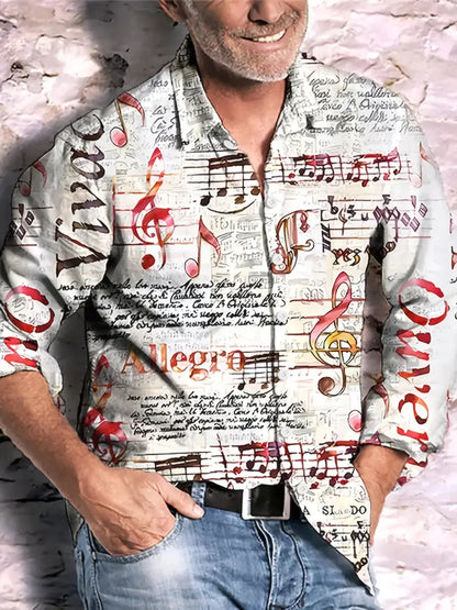 New Fashion Striped Men's Long Sleeve Shirt Spring Button Style Shirt Long Sleeve Collar Casual Comfort