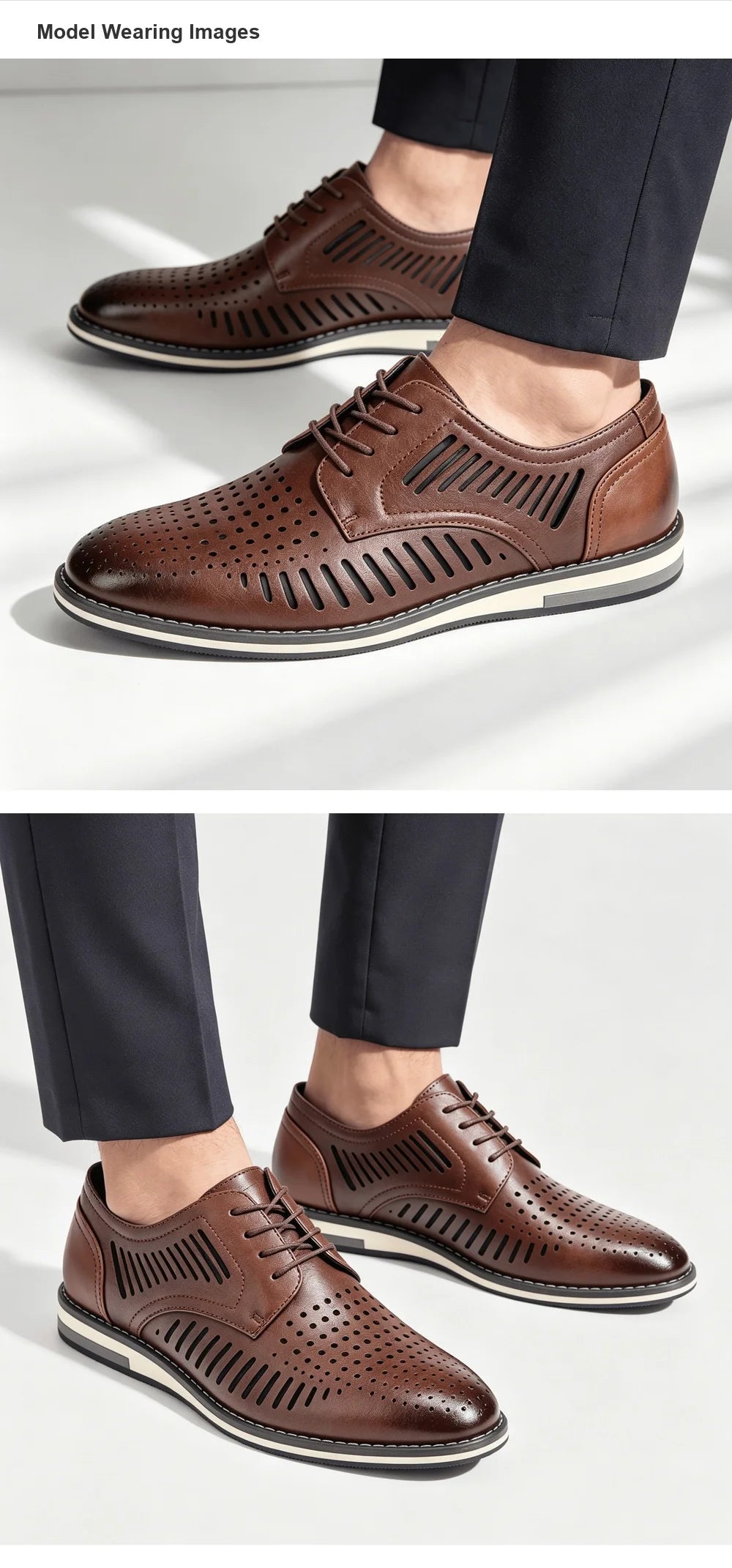 Man Casual Shoes Brand 2026 Comfortable Fashion Shoes Men Leather