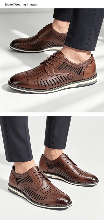 Man Casual Shoes Brand 2026 Comfortable Fashion Shoes Men Leather