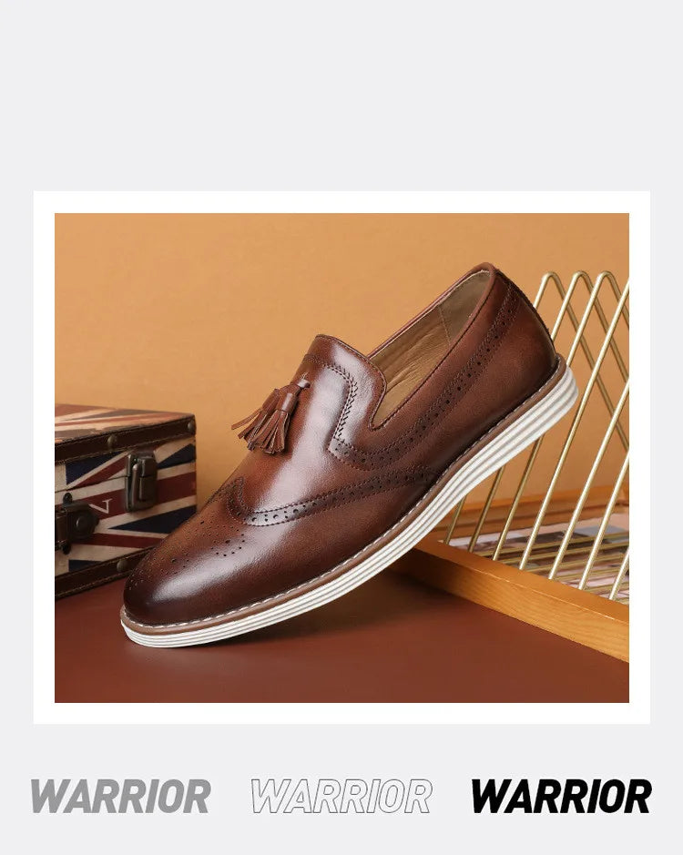 Luxury Leather Shoes New fashion Cowhide Pointed Toe British Business Formal Men's Leather Shoes Wedding Shoes Office Shoes