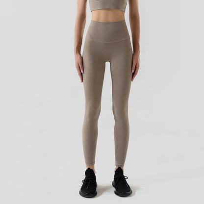 TRY TO BN Gym Leggings Yoga Pants Women Sports Fitness Naked Feeling High Waist Elastic Workout Push Up Leggings Tights Women