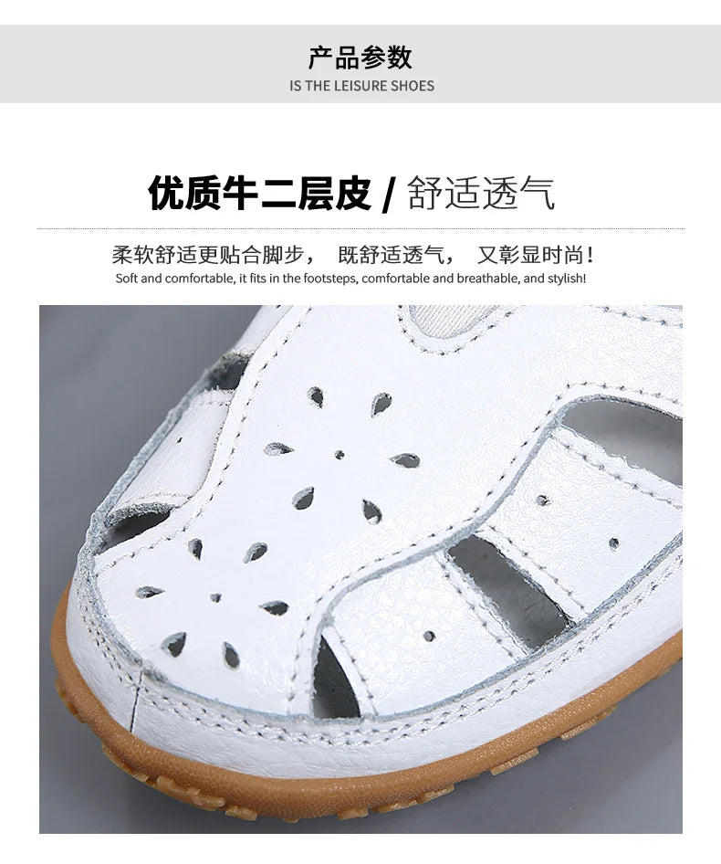 Women Sandals Casual Summer Ladies Closed Toe Beach Sandals Walking Women Flats Shoes Outdoor Comfort Female Fashion Sneakers
