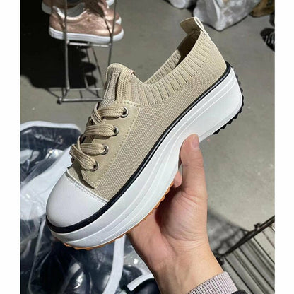 Summer Knit Slip-On Sneakers