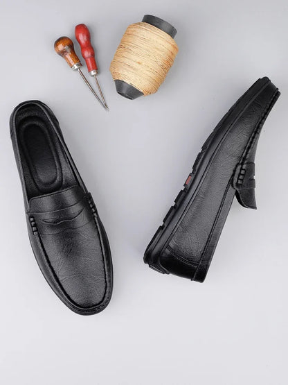 Genuine Leather Men Casual Shoes Luxury Brand Formal Dress Shoes Breathable Mens Loafers Slip on Male Boat Shoes Size 38-47