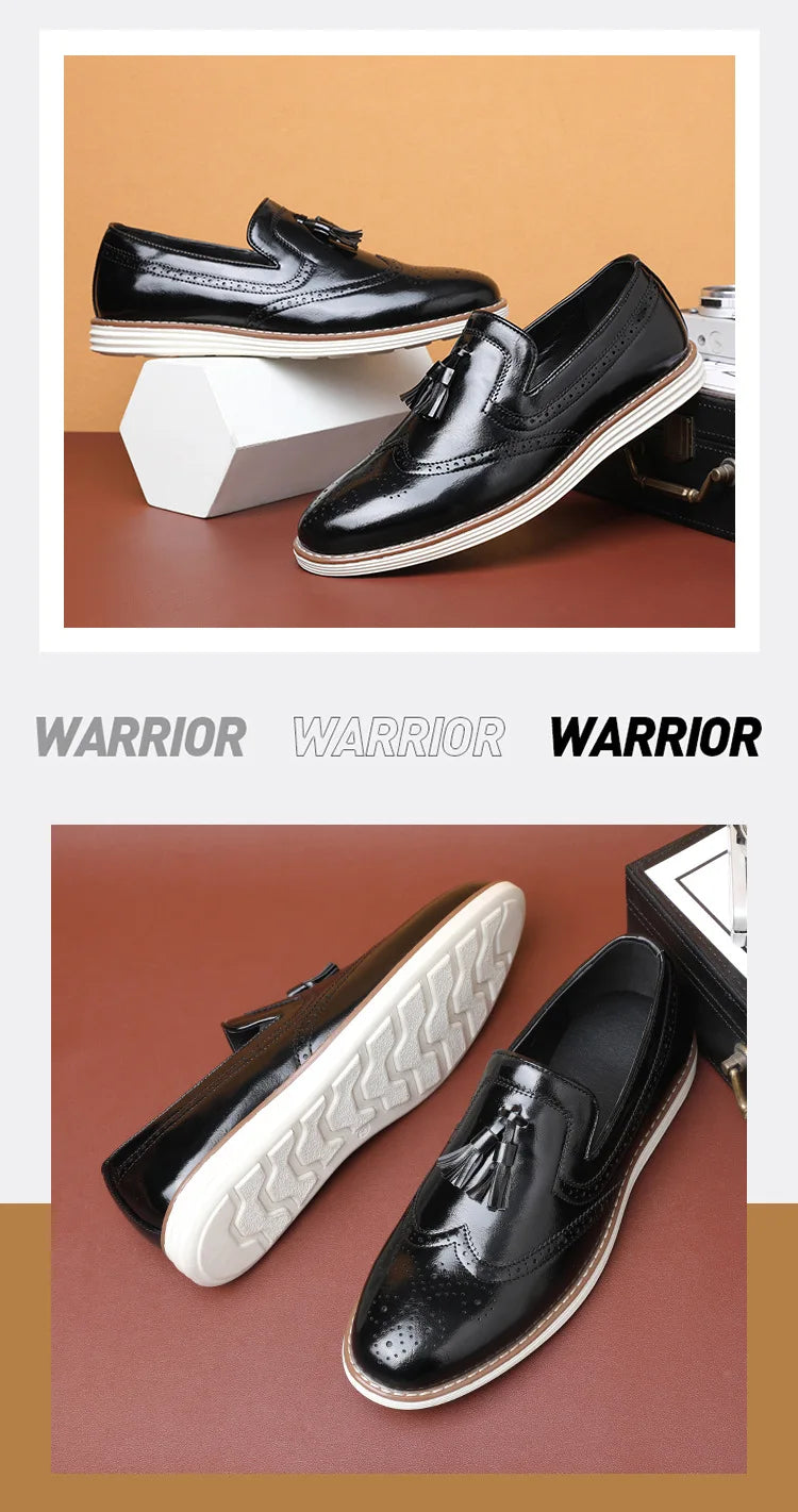 Luxury Leather Shoes New fashion Cowhide Pointed Toe British Business Formal Men's Leather Shoes Wedding Shoes Office Shoes