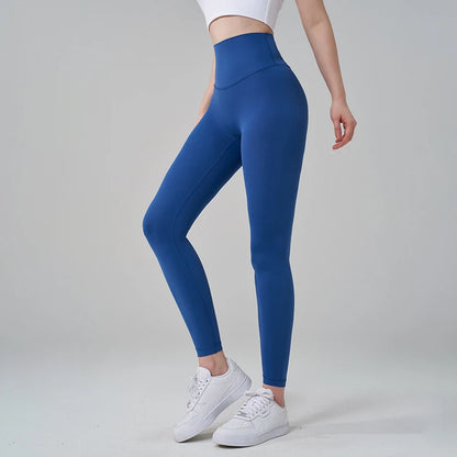 TRY TO BN Gym Leggings Yoga Pants Women Sports Fitness Naked Feeling High Waist Elastic Workout Push Up Leggings Tights Women