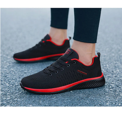 Men Running Shoes Breathable Light Comfortable Men's Casual Shoes Tenis Outdoor Slip On Walking Sneakers