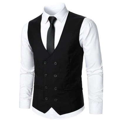 Men Suit Vest Coat Stripe Fabric Open Button Design Classic Design Causal  Business Fashion Slim Fit Men Suit