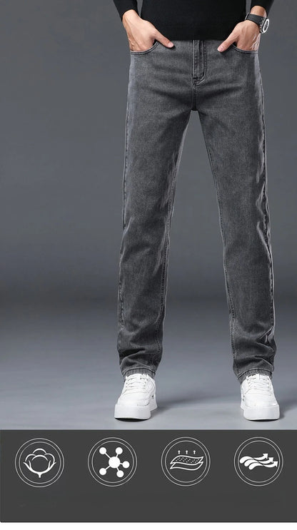 Men's Straight-Leg Stretch Jeans