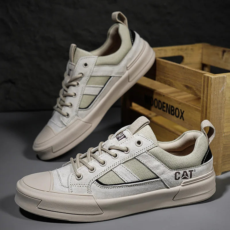 New Arrived Men Board Shoes All Season Anti Slip Wear-resistant Outdoor Off-road Hiking Shoes Luxury Classic Retro Men Sneakers