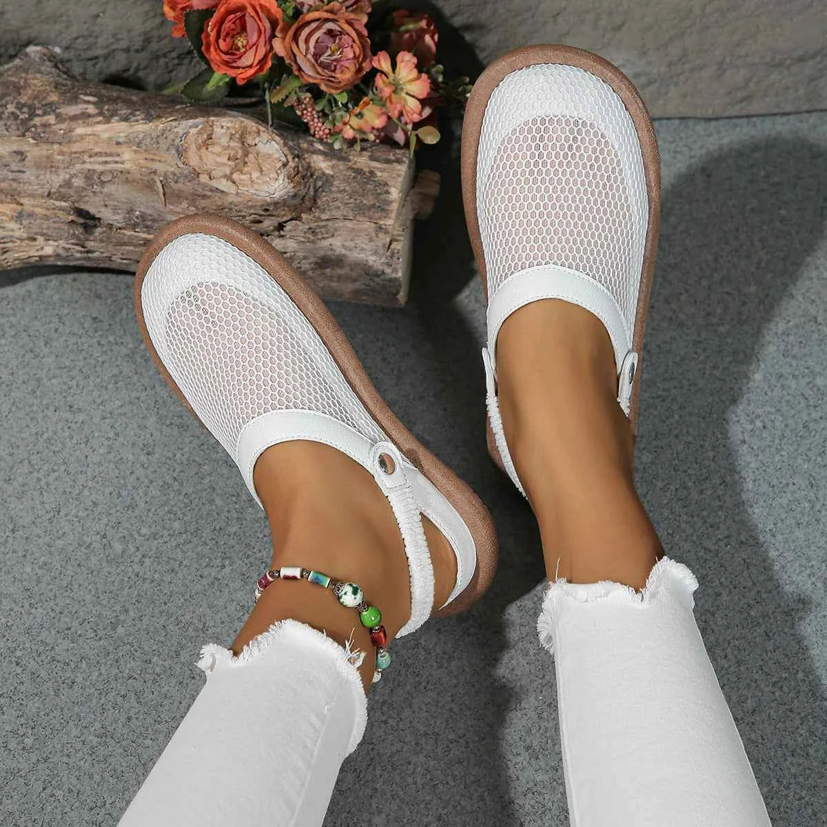 Women Sandals 2024 New Fashion Casual Solid Color Shoes for Women High Heels Sandals Designer Sandals Plus Size Zapatos De Mujer